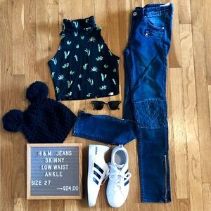 H&M Motorcycle Jeans